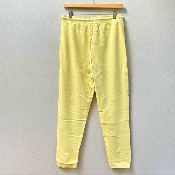 Marine Layer Blake Vintage Terry Drawstring Joggers Banana Yellow Women's Small - Picture 2 of 7